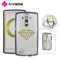 ultra thin clear transparent pc phone case for LG G4 factory accessory